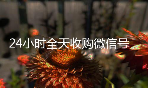 24小时全天收个人回收vx秒结购微信号（私人回收联系方式）